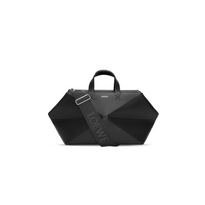 LOEWE PUZZLE FOLD DUFFLE CALFSKIN BLACK B510PUBX01.1100 (59*25.5*25cm)